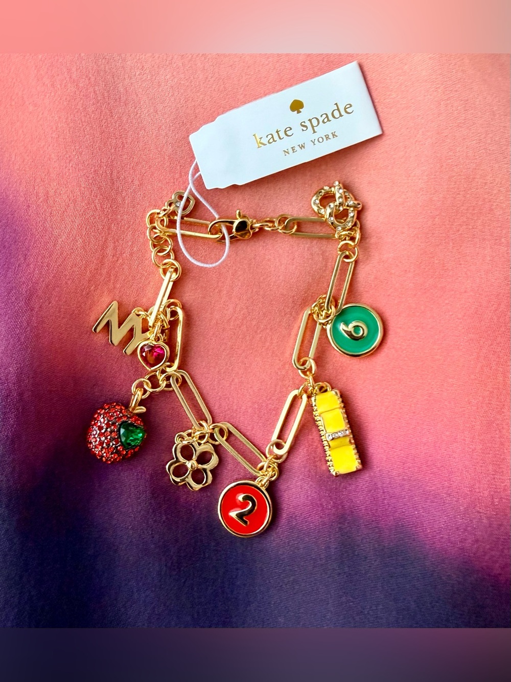 NWT Kate Spade New York Minute NYC Charm Bracelet - Picture 1 of 5
